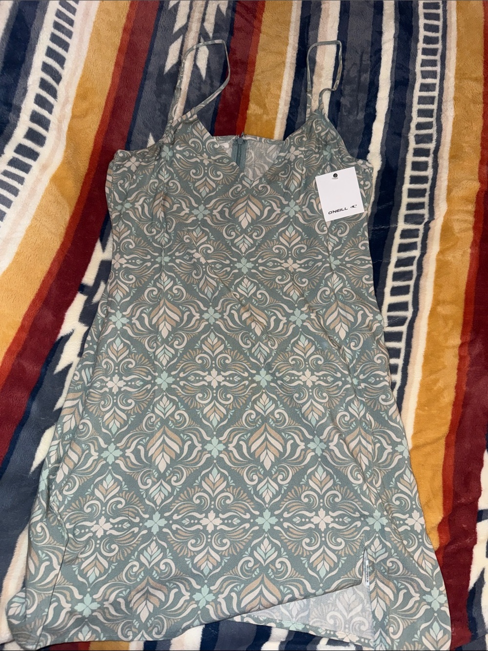 O'Neill Sage Patterned Slip Dress